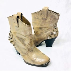 Mia Sunrise Metallic Cowboy Boots